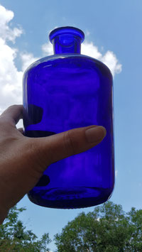 Apothekerflaschen blau