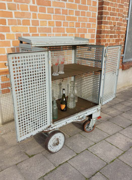 alter antiker Geldtransportwagen Barwagen Nr 2206