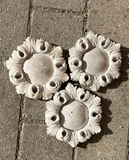 4er Set historische Stucktellerchen Nr 1703-06