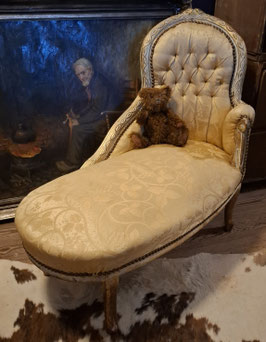 kleine antike Chaiselongue Recamiere für Kinder Nr 1811