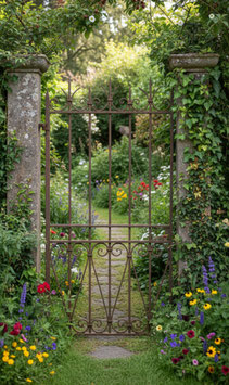 alte Gartenpforte hoch Nr 0105 Gründerzeit