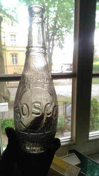 6er Set alte Bosco Limonadenflasche Glasvase