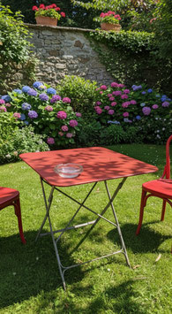 antiker Gartentisch Metalltisch Klapptisch Nr 2205