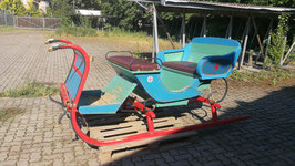 großer Schlitten Pferdeschlitten Weihnachtsschlitten für den Weihnachtsmann antik  Nr 2406