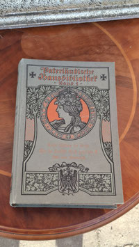Hübsches antikes Buch "Vaterländische Hausbibliothek"