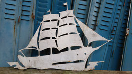 Großes Schiff Segelschiff aus Eisen gefertigt. UNIKAT! Nr 1508