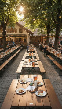 alte Klapptische Biergartentische Nr 1811-01