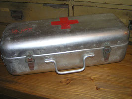 alter Arztkoffer Verbandskoffer Aluminium groß
