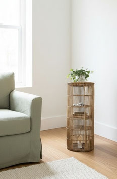 altes Regal aus Rattan Nr 0202