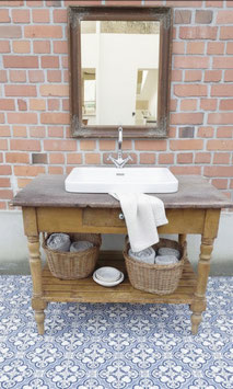 großer antiker Weichholz Tisch Waschtisch Landhausstil Nr 2911