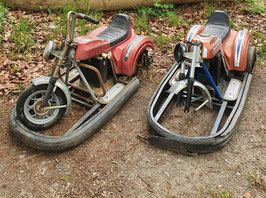 alte Karussellmotorräder - aus 2 mach 1 Bastelset Nr 0305