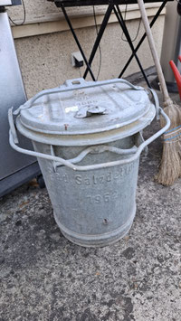 kleine Mülltonne rund 1962 Bad Salzdetfurth Nr 2603