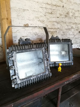 1 Paar Scheinwerfer Aluguss Wandlampen Nr 0410