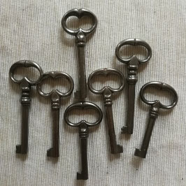 7er Set antike Möbelschlüssel Schlüssel Nr 4