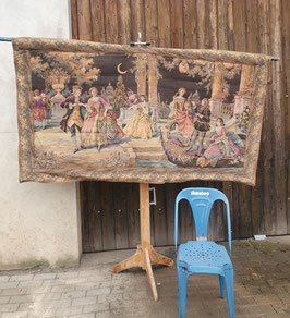 antiker Gobelin Wandteppich Textilbild Jugendstil Nr 512-02