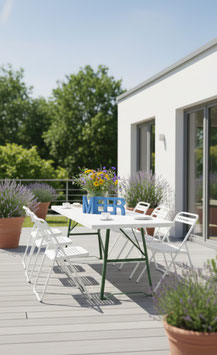 Gebrauchte Metall Gartenstühle Klappstühle Lochblech NR ga0205
