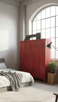 alter Spind von Strafor rot 1207