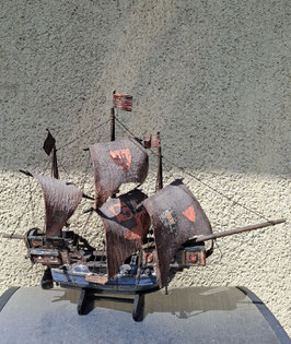 Altes antikes Segelschiff, traumhafte Patina Nr 0608