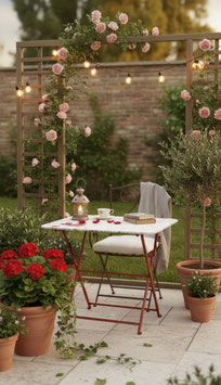 alter Gartentisch Klapptisch
