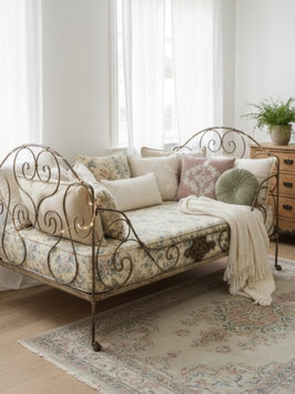 altes antikes Bett Klappbett aus Frankreich Jugendstil Nr 0610