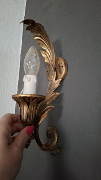 Sehr schöne alte Wandleuchten aus Blech Jugendstil Nr 1710