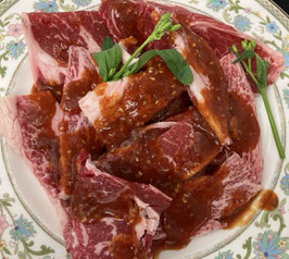 国産牛＆福井県産 『放牧ジャージー牛』　サッと鉄板 牛味付焼肉