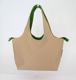 Shopper PM Skaï beige