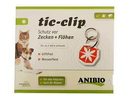 Anibio Tic-Clip - Anhänger für Hunde, Katzen und Welpen