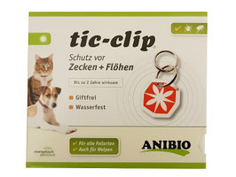 Anibio Tic-Clip - Anhänger für Hunde, Katzen und Welpen