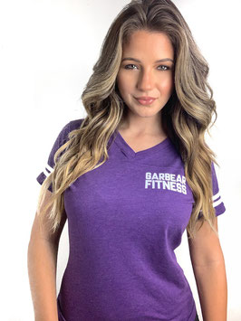 Garbear Fitness | Vintage Sport Text Shirt | Purple