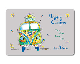 Fußmatte CampingBus, Happy Camper on Tour