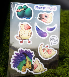 Stickersheet - "Seikret" - Monster Hunter