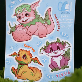 Stickersheet - "Drachengeschwister"
