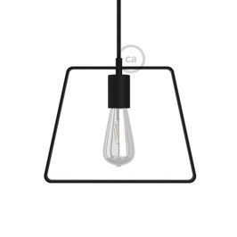 LAMPADARIO TRAPEZIO BLACK & BLACK