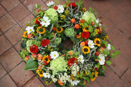 Kränze aus Blumen