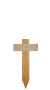 Holzkreuze für die Grabstätte
