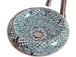 Mexikanisches Waschbecken IMPERIAL – Mittelgroß, rund Donna