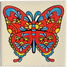 OM Mariposa - 11x11 cm - Mexiko Fliese