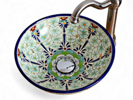Mexikanisches Waschbecken PASION – Klein, rund MEX2