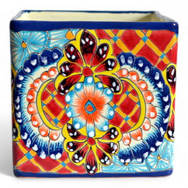 Mexiko Blumentopf Quadrat - AMELIE