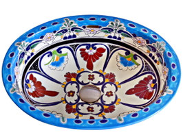 Tulum - Einbauwaschbecken oval aus Mexiko