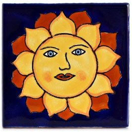 OM 451 Sonne - 11x11 cm - Mexiko Fliese