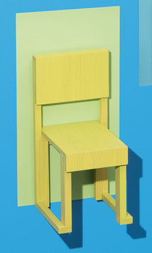 Chair EASYDiA Kids (18 months - 4 yrs) #1 Monocolour Limited Edition. Model GRANNY SMITH LIMITED.