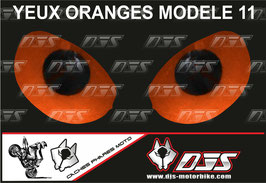 1 jeu de caches phares DJS pour  KTM SUPERDUKE R ET RR 1290 2020-2023 microperforés qui laissent passer la lumière - référence : yeux modèle 11-
