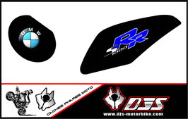 1 jeu de caches phares DJS pour BMW S1000RR microperforés qui laissent passer la lumière - référence : S1000RR-2009-2014-018