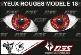 1 jeu de caches phares DJS pour HONDA CBR 1000 RR 2012-2016 microperforés qui laissent passer la lumière - référence : yeux modèle 18-