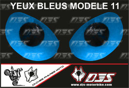 1 cache phare DJS pour SUZUKI GSX-R 1000 2009-2015 microperforé qui laisse passer la lumière - référence : yeux modèle 11-