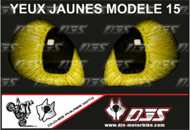 1 cache phare DJS pour SUZUKI GSX-F 1998-2007 microperforé qui laisse passer la lumière - référence : yeux modèle 15-