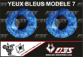 1 cache phare DJS pour SUZUKI GSX-R 1000 2009-2015 microperforé qui laisse passer la lumière - référence : yeux modèle 7-