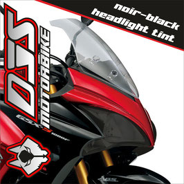 1 jeu de caches phares DJS pour SUZUKI GSX-S 1000 F 2015-2020 - référence : SUZUKI GSX-S 1000 F 2015-2020 -noir-black headlight tint